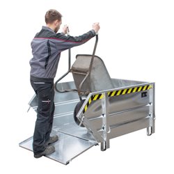 Bauer Südlohn Baustoffbehälter BBK 100, feuerverzinkt