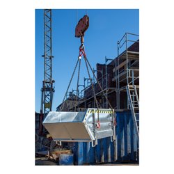 Bauer Südlohn Baustoffbehälter BBK 100, feuerverzinkt