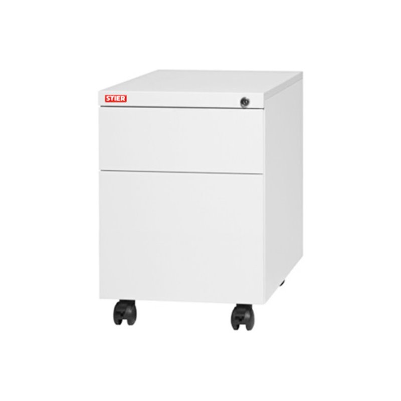 STIER Rollcontainer mit 2 Schubladen 550x390x790mm
