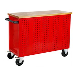 STIER Fahrbare Werkbank mit 7 Schubladen und 1 Tür