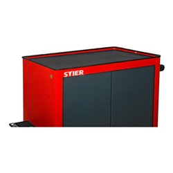 STIER Schrankwagen mit 2 Einlegeböden