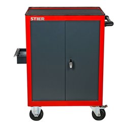STIER Schrankwagen mit 2 Einlegeböden