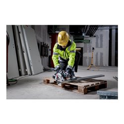 Metabo Akku-Metall-Handkreissäge MKS 18 LTX 58 FS Set mit Führungsschiene FS 160  metaBOX 340 18V x +