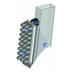 ZARGES Schwenkfuß mit Gummiauflage 125 x 50 mm