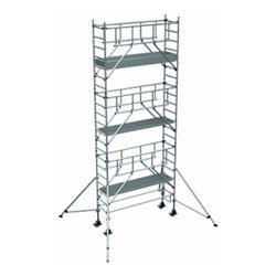 ZARGES Multitower S-PLUS 1T - Fahrgerüst Ausleger Arbeitshöhe 7.30 m 5.3 m + Plattform 0.60 m x 1.80 m