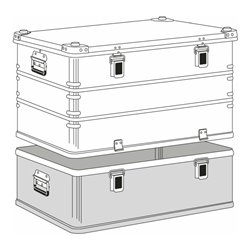 ZARGES Transportkiste K 470 Plus - Unterteil 750 x 550 x 220 mm