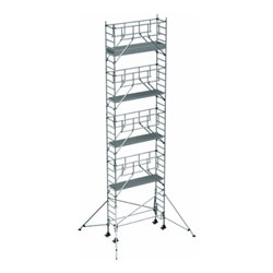 ZARGES Multitower S-PLUS 1T - Fahrgerüst Ausleger Arbeitshöhe 10.40 m 8.4 m + Plattform 0.60 m x 2.50 m
