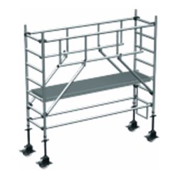 ZARGES Multitower S-PLUS 1T - Fahrgerüst Ausleger Arbeitshöhe 3.35 m 1.35 m + Plattform 0.60 m x 2.50 m