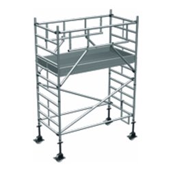 ZARGES Multitower S-PLUS 2T - Fahrgerüst Ausleger Arbeitshöhe 4.45 m 2.45 m + Plattform 1.20 m x 1.80 m
