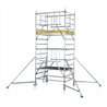 ZARGES Multitower S-PLUS 2T - Fahrgerüst Ausleger Arbeitshöhe 4.45 m 2.45 m + Plattform 1.20 m x 2.50 m