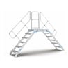 ZARGES LM-Überstieg 60° 5 Stufen, 800 mm breit, Höhe 1.130 mm