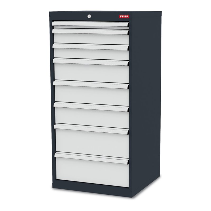 STIER Schubladenschrank mit 8 Schubladen