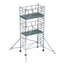 ZARGES Multitower S-PLUS 2T - Fahrgerüst Ausleger Arbeitshöhe 6.45 m 4.45 m + Plattform 1.20 m x 1.80 m