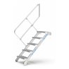 ZARGES LM-Treppe 45° 7 Stufen, 1000 mm breit, Höhe 1.50 m