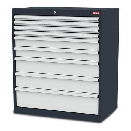 STIER Schubladenschrank mit 9 Schubladen