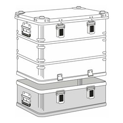 ZARGES Transportkiste K 470 Plus - Haubenbehälter 550 x 350 x 380 mm