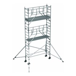 ZARGES Multitower S-PLUS 1T - Fahrgerüst Ausleger Arbeitshöhe 6.45 m 4.45 m + Plattform 0.60 m x 1.80 m