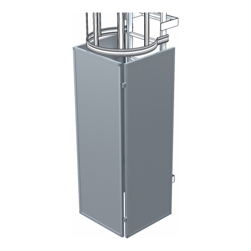 ZARGES Sicherungstüre mit feststehenden Seitenteilen