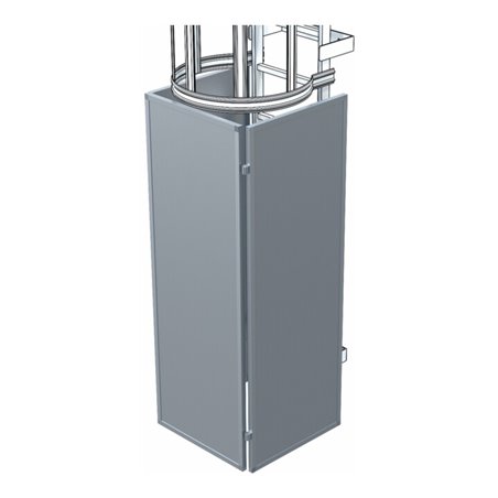 ZARGES Sicherungstüre mit feststehenden Seitenteilen