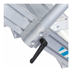 ZARGES LM-Treppe 45° 9 Stufen, 600 mm breit, Höhe 1.93 m