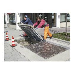 ZARGES Schachtabdeckung Aluminium 300 x 300 mm