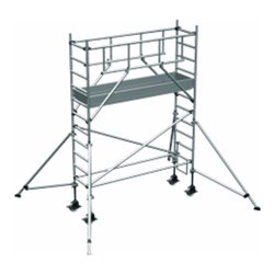 ZARGES Multitower S-PLUS 1T - Fahrgerüst Ausleger Arbeitshöhe 4.45 m 2.45 m + Plattform 0.60 m x 2.50 m