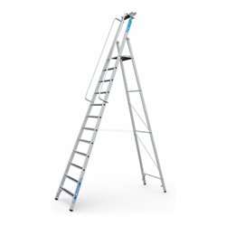 ZARGES Meistertritt S - LM-Stehleiter m Plattform 12 Stufen