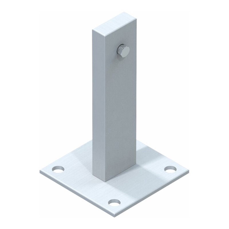 ZARGES Fußplatte Stahl verzinkt