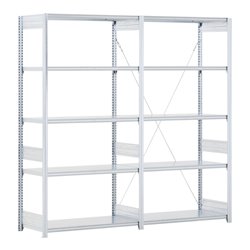 Bito Fachbodenregal Typ:EL L2066xH2000xT524 mm, Grund- und Anbaufeld 100 kg verzinkt