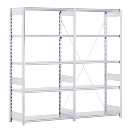 Bito Fachbodenregal Typ:EL L2066xH2000xT524 mm, Grund- und Anbaufeld 100 kg verzinkt