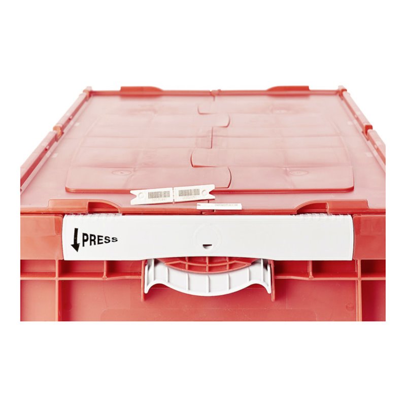 Bito Plombe Paar EQP12-1 L laserbeschriftet mit Barcode, weiß