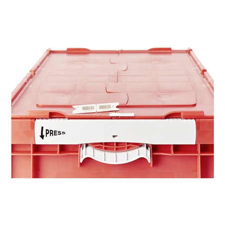 Bito Plombe Paar EQP12-1 L laserbeschriftet mit Barcode, weiß