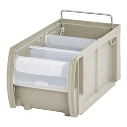 Bito C-Teile-Behälter CTB Set / CTB31514SFC L300xB156xH140 mm aus Sunflower Compound, grau