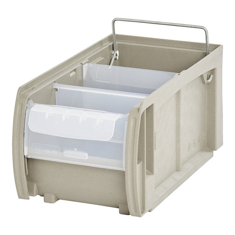 Bito C-Teile-Behälter CTB Set / CTB31514SFC L300xB156xH140 mm aus Sunflower Compound, grau