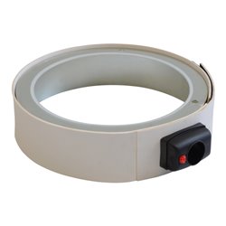 Roll Absaugmanschette weiß 115mm für Woody inkl. Saugschlauchanschluss