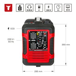 STIER Inverter Stromerzeuger Premium SNS-190 1,9 kW 59 dB(A)