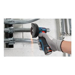 Bosch Akku-Winkelschleifer GWS 12V-76 mit 2 x 2,0 Ah Li-Ion Akku