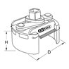 KS Tools Universal-Ölfilter-Spannschlüssel 104-150 mm