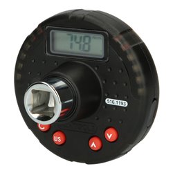 KS Tools 1/2 Zoll Digitaler Drehmomentadapter mit Winkelmesser, 10-200 Nm