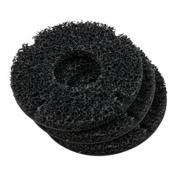 KS Tools Ersatzscheiben-Satz für Radnabenschleifer Ø 160 mm, Innen-Ø 75 mm, 3-tlg.