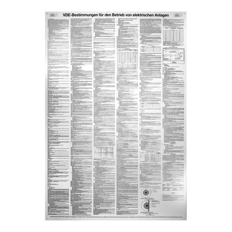 KS Tools Schild VDE-Bestimmungen