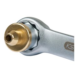 KS Tools Bremsen-Entlüftungsschlüssel, extra kurz, 10 mm, gold