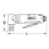 KS Tools SlimPOWER Mini-Druckluft-Winkelstabschleifer, 19.000 U/min