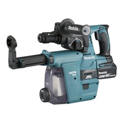 Makita Akku-Kombihammer SDS-PLUS 18V/5,0Ah mit Staubabsaugung DHR243RTJW