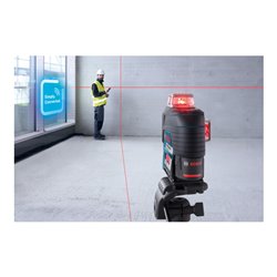 Bosch Linienlaser GLL 3-80 C mit 4 x 1,5 V-LR6 AA1 Akku-Adapter Baustativ BT 150