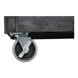 STIER Kunststoff-Vielzweckwagen mit 3 Etagen 250kg LxBxH 870x430x850mm