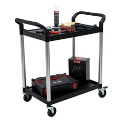 STIER Servierwagen mit 2 Etagen LxBxH 860x480x930 mm