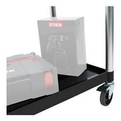 STIER Servierwagen mit 2 Etagen LxBxH 860x480x930 mm