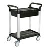 STIER Servierwagen mit 2 Etagen und Schublade LxBxH 860x480x930 mm