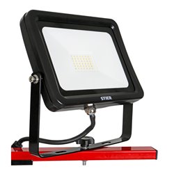 STIER Duo SMD-LED-Baustrahler 2x30W 2x2400 Lumen mit Stativ